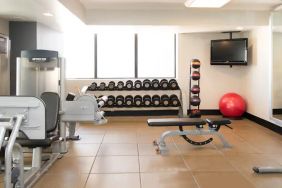 Fully equipped fitness center at the Hilton Crystal City at Washington Reagan National Airport.