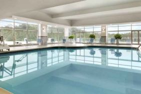 Relaxing indoor pool at the Hilton Baltimore BWI Airport.