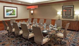 Meeting room perfect for every business need at the Hilton Omaha.