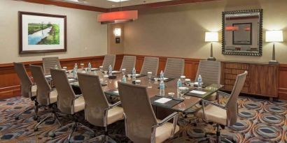 Meeting room perfect for every business need at the Hilton Omaha.