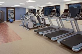 Fully equipped fitness center at the Hilton Nashville Airport.