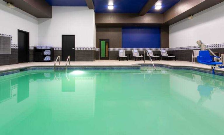 Relaxing indoor pool at the Hilton Garden Inn Hays.