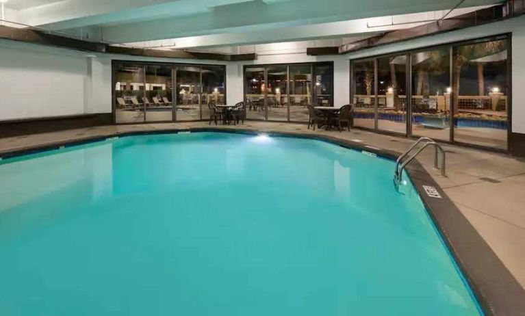 Relaxing indoor pool at the DoubleTree by Hilton Myrtle Beach.