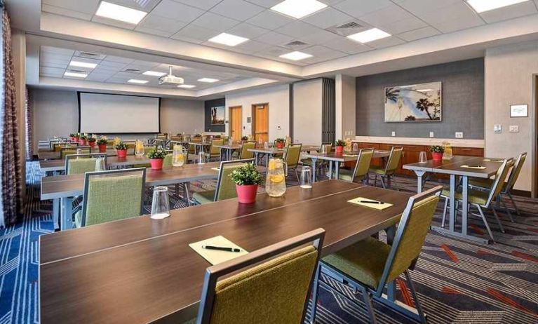 professional and well equipped conference room at Home2 Suites by Hilton Las Vegas Convention Center.