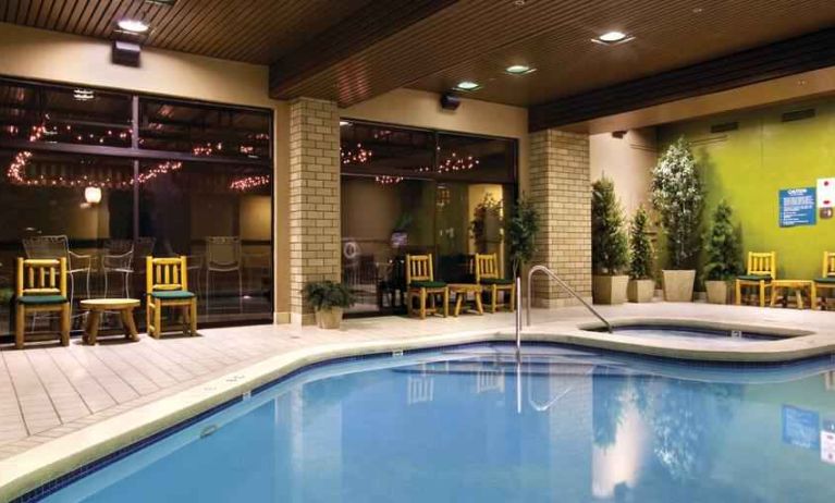 Relaxing indoor swimming pool at the DoubleTree by Hilton Durango.