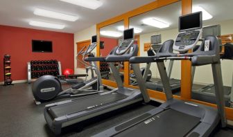 well-equipped fitness center fully-equipped business center with computer, internet, and printer at Embassy Suites by Hilton San Rafael Marin County.