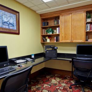 fully-equipped business center with computer, internet, and printer fully-equipped business center with computer, internet, and printer at Embassy Suites by Hilton San Rafael Marin County.