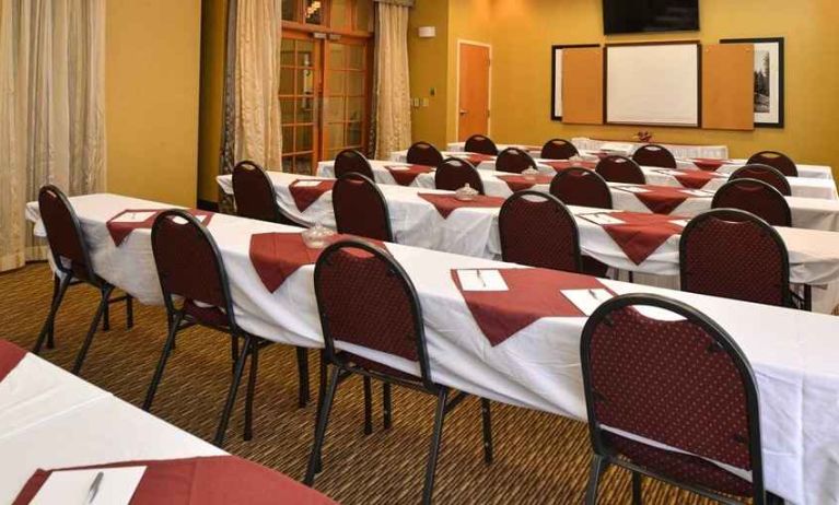 Professional conference room at Hampton Inn & Suites Pueblo-Southgate.