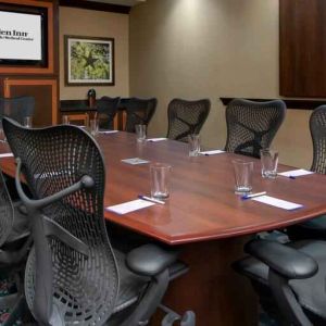 Small meeting room at the Hilton Garden Inn Fort Worth Medical Center.