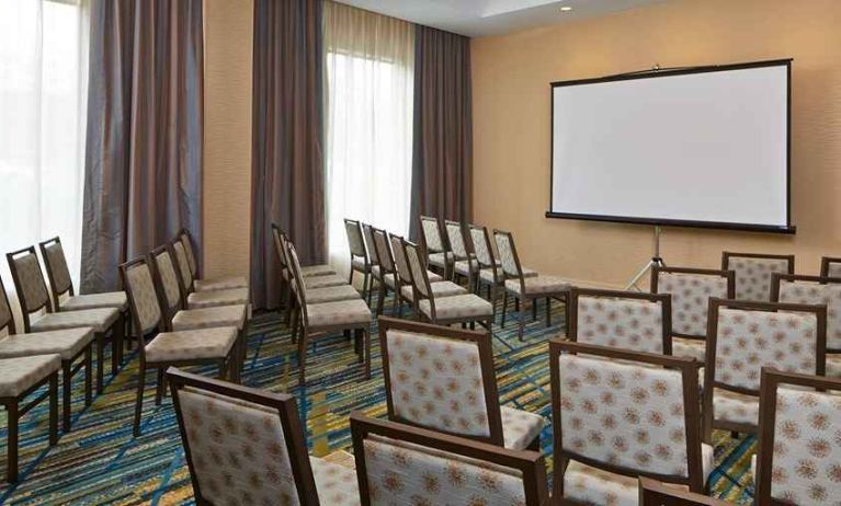 professional conference room at Hilton Garden Inn Boston/Marlborough.