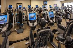 well-equipped fitness center at Hilton Anatole.