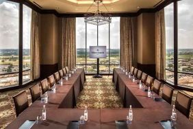 fully equipped conference room at Hilton Anatole.