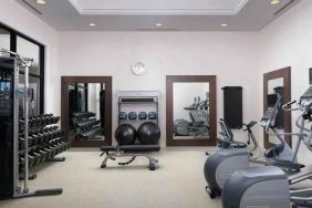 Full equipped fitness center at the Hilton Garden Inn Memphis Downtown.