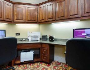dedicated business center with internet, printers, and work station at Hampton Inn & Suites Baton Rouge - I-10 East.