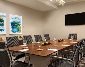 professional meeting room at Embassy Suites by Hilton Boulder.