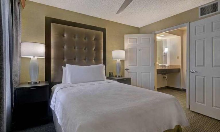 romantic king bedroom at Homewood Suites by Hilton - Boulder.