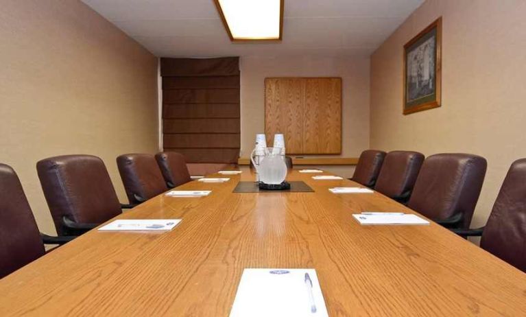 professional and private meeting room ideal for board meetings at Hampton Inn Fall River/Westport.