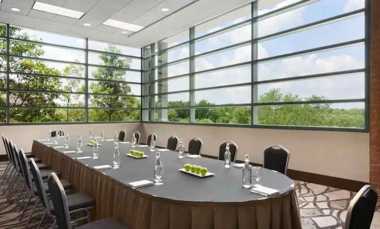 Bright and quite meeting room at the Embassy Suites by Hilton Charleston Airport Convention Center.