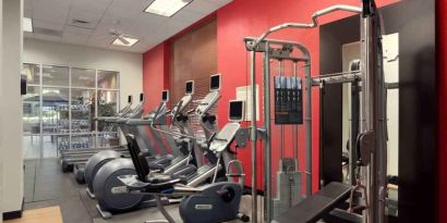 Fully equipped fitness center at the Embassy Suites by Hilton Nashville - South-Cool Springs.