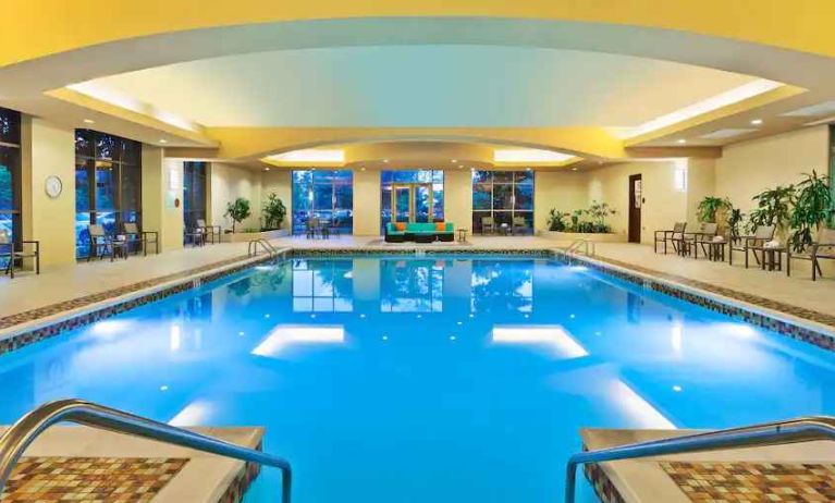 Indoor swimming pool at the Embassy Suites by Hilton Nashville SE Murfreesboro.