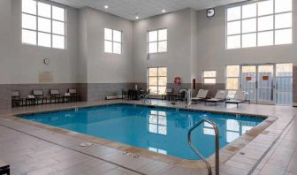 Relaxing indoor pool at the Hampton Inn Concord Bow.