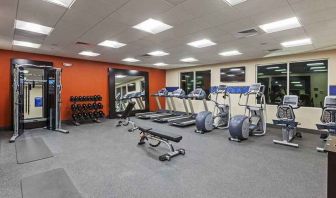 well-equipped fitness center at Hampton Inn Bulverde Texas Hill Country.