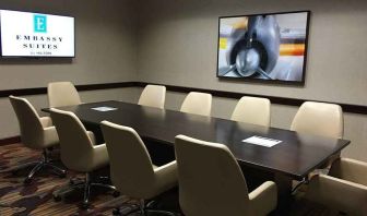 professional meeting room at Embassy Suites by Hilton Seattle North Lynnwood.