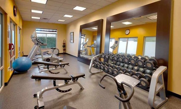 fully equipped fitness center at Hilton Garden Inn Salt Lake City/Sandy.