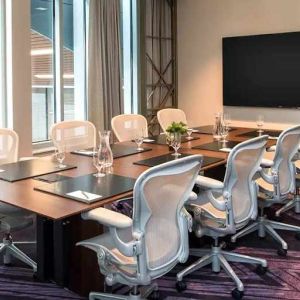 professional meeting room ideal for all business and board meetings at Embassy Suites by Hilton Seattle Downtown Pioneer Square.