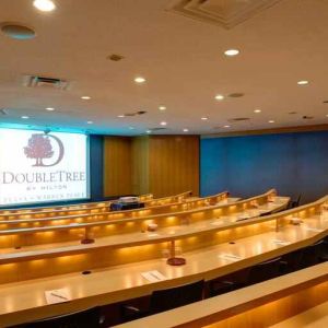 Theater style conference room at the DoubleTree by Hilton Tulsa - Warren Place.