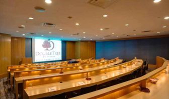 Theater style conference room at the DoubleTree by Hilton Tulsa - Warren Place.