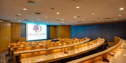 Theater style conference room at the DoubleTree by Hilton Tulsa - Warren Place.