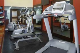 Fitness center with treadmills ans machines at the Hampton Inn & Suites Mexico City - Centro Historico.