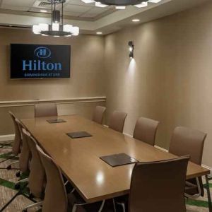 Small meeting room at the Hilton Birmingham at UAB.