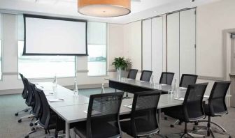 Meeting room with u shape table at the Hilton Philadelphia at Penn's Landing.