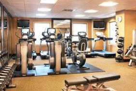 Fully equipped fitness center at the Hilton Philadelphia at Penn's Landing.