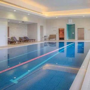 Relaxing indoor pool at the Hilton Reading.