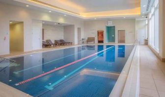 Relaxing indoor pool at the Hilton Reading.