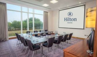 Meeting room with u shape table the Hilton Reading.