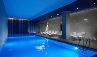 Relaxing indoor pool at the Hilton London Bankside.