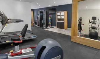 Fitness center at the DoubleTree by Hilton Coventry Building Society Arena.