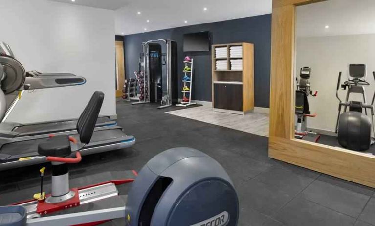 Fitness center at the DoubleTree by Hilton Coventry Building Society Arena.