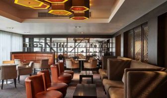 Stylish lobby workspace with lounges at the DoubleTree by Hilton London - Ealing.