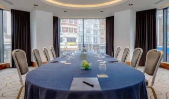 professional meeting room ideal for all business meetings at Hilton London Metropole.