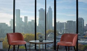 Co-working space overlooking the city at the The Westminster London, Curio Collection by Hilton.