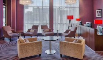 Comfortable lobby workspace at the DoubleTree by Hilton London - Chelsea.