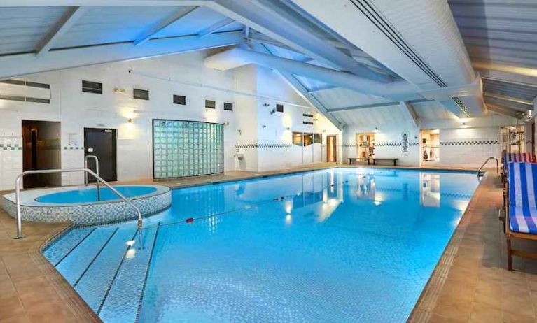 Relaxing indoor pool at the DoubleTree by Hilton Bristol North.