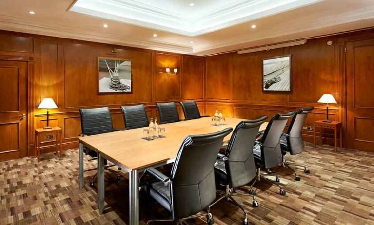 Small meeting room at the DoubleTree by Hilton Southampton.