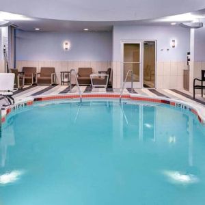 Beauitful indoor pool at the Hampton Suites Atlanta Perimeter Dunwoody