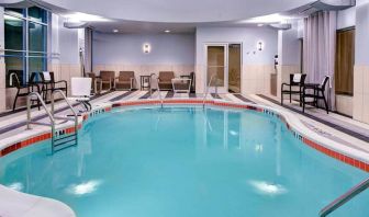 Beauitful indoor pool at the Hampton Suites Atlanta Perimeter Dunwoody